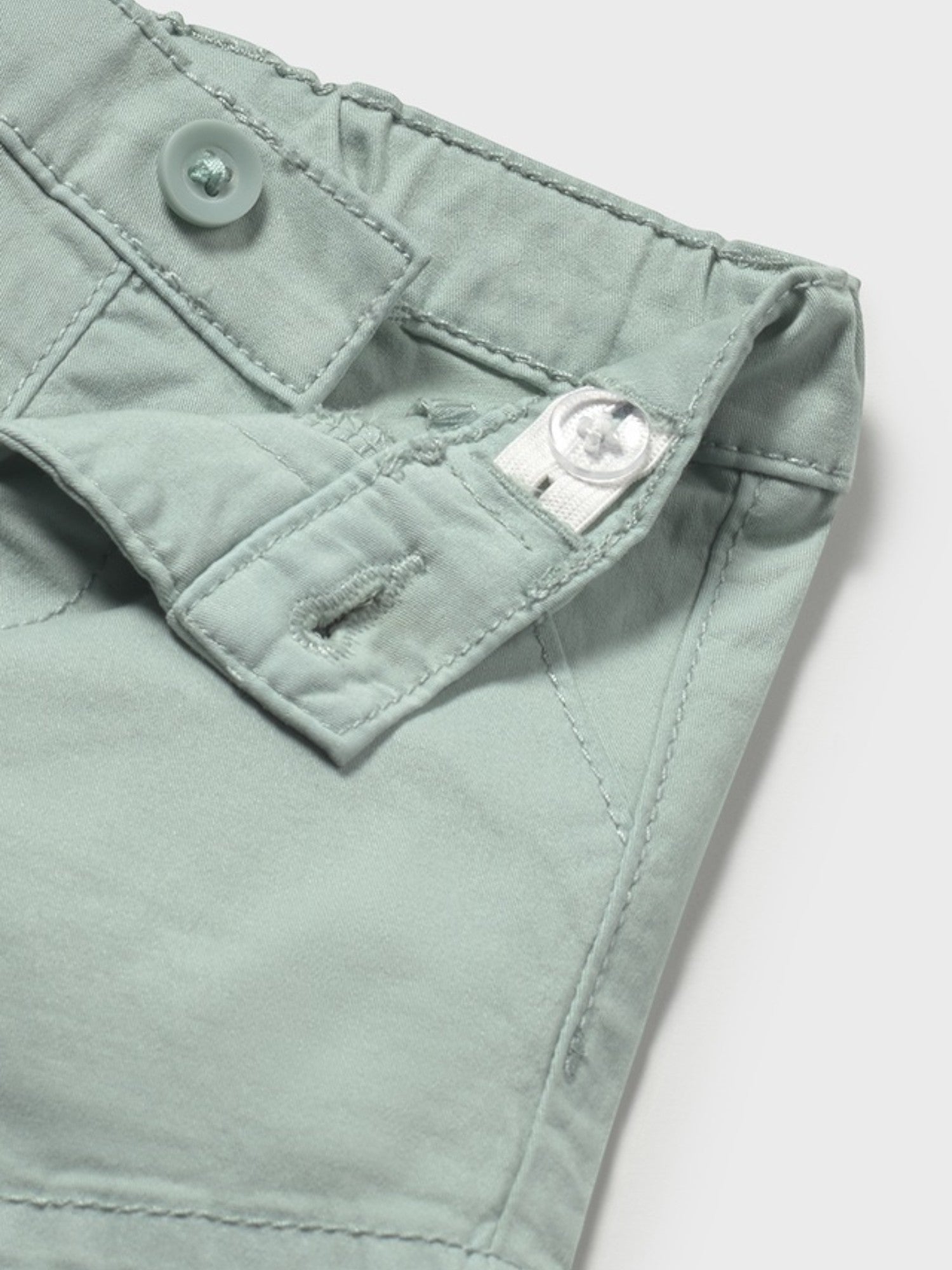 Pantalone corto basico Bimbo VERDE 201 /V -  NANU' BABY