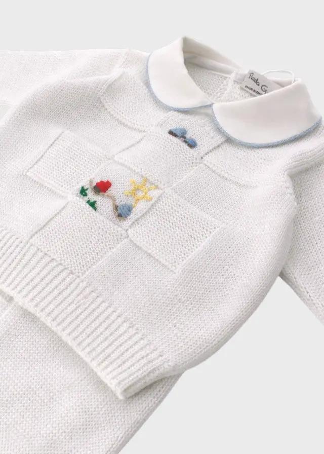 Completo nascita Neonato Bianco MARIO/CN by PICCOLA GIUGGIOLA