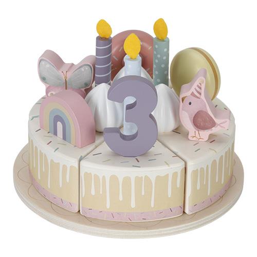 Torta di compleanno in legno  - 26 pezzi  AL CAMPIONE LD8015 -  NANU' BABY