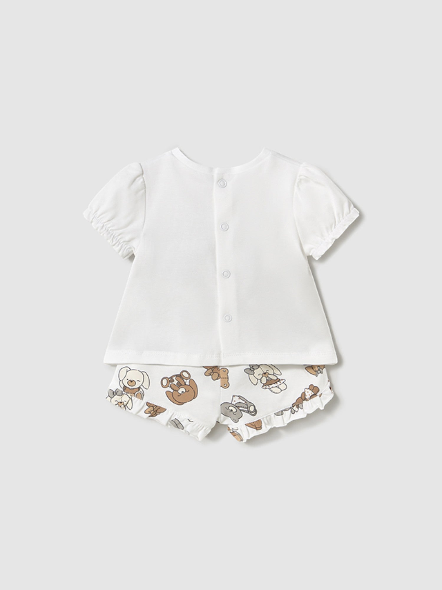 Completo short Bimba BEIGE 1256 /BE -  NANU' BABY