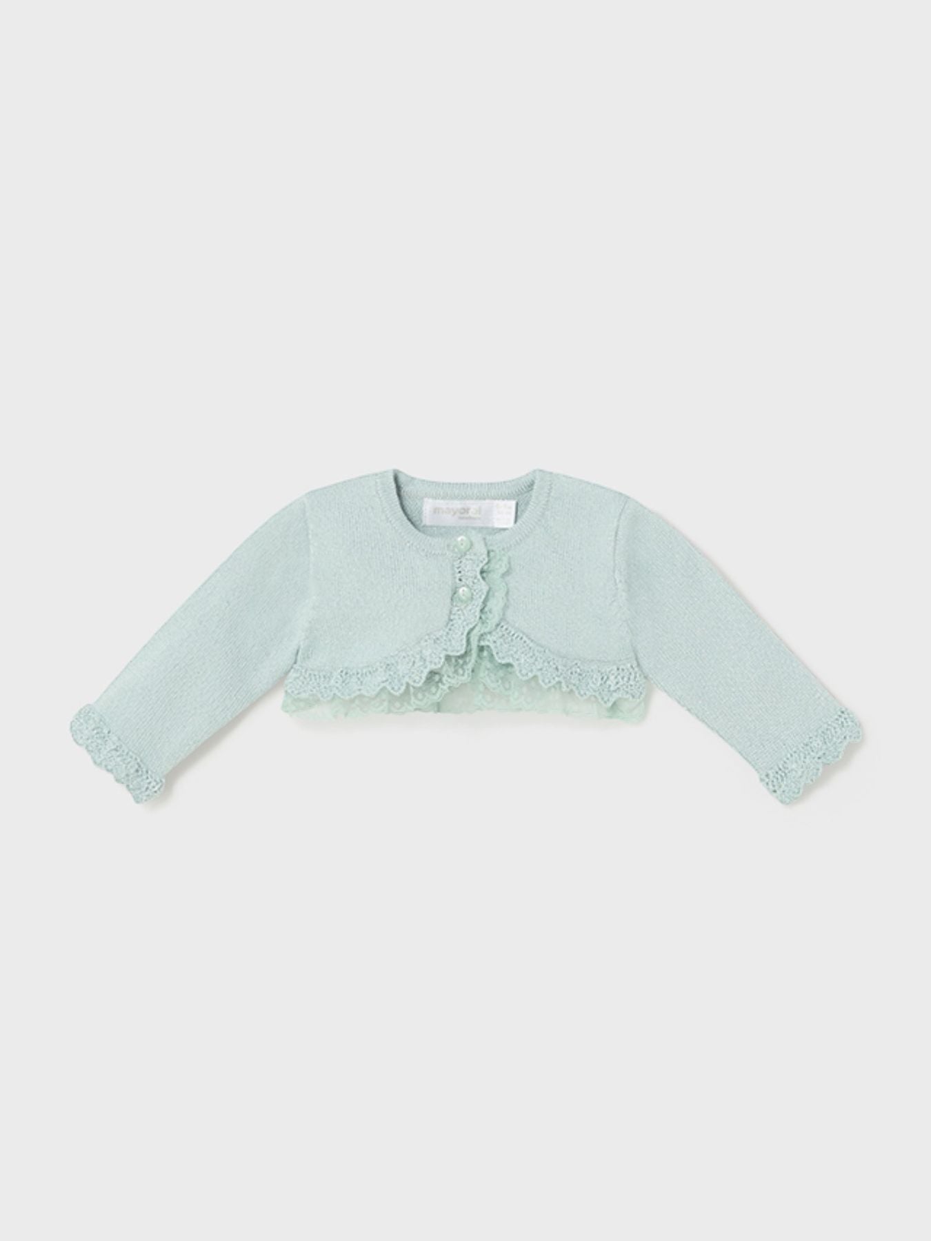 Cardigan cerimonia Bimba VERDE 1377/G -  NANU' BABY