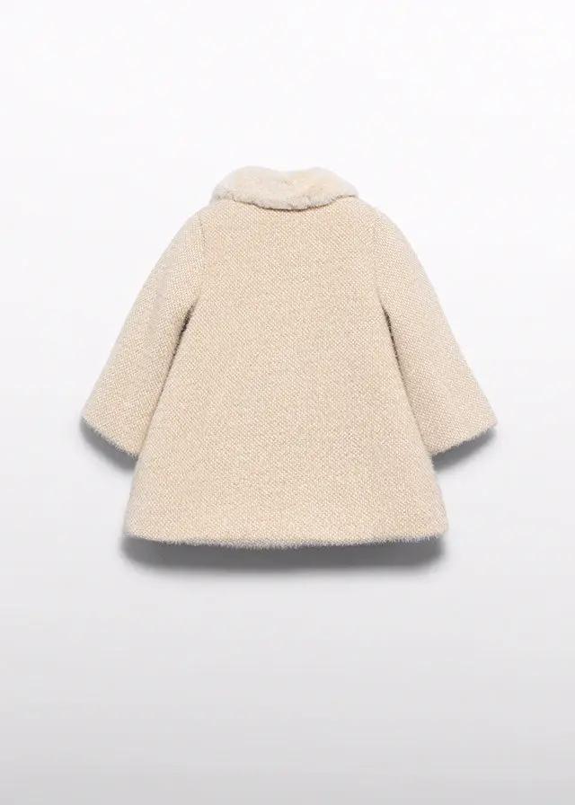 Cappotto Bimba Beige 5872/60 by ABEL & LULA