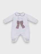 Tutina a coste Neonato Vaniglia IS6714 by MARLU'