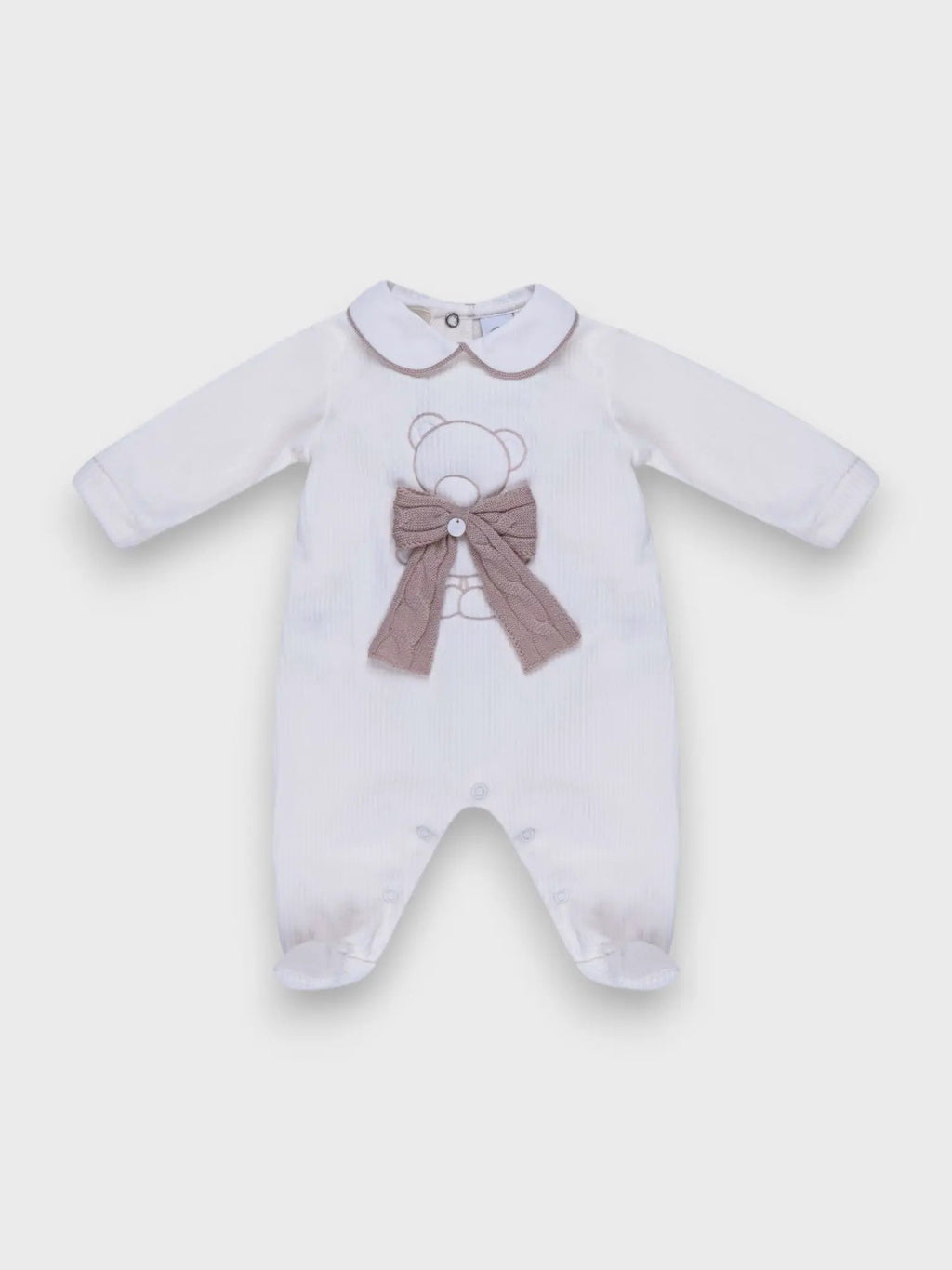 Tutina a coste Neonato Vaniglia IS6714 by MARLU'