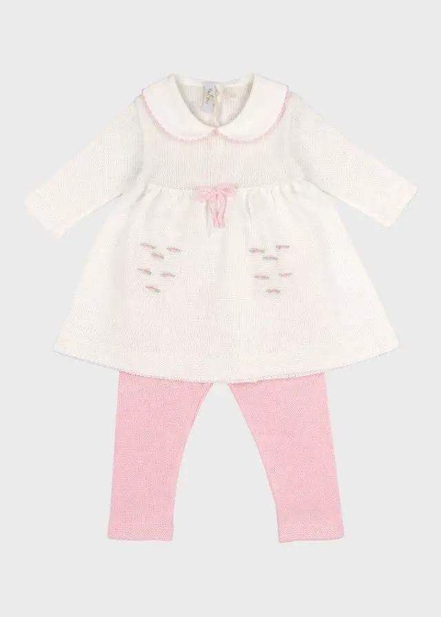 Completo nascita Neonata Bianco CUORI/470-B by BABY LORD