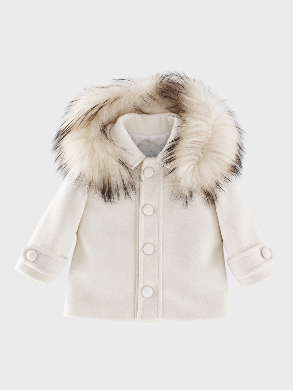 Cream Baby Coat ECP9147I