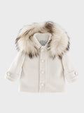 Cream Baby Coat ECP9147I