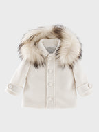 Cream Baby Coat ECP9147I