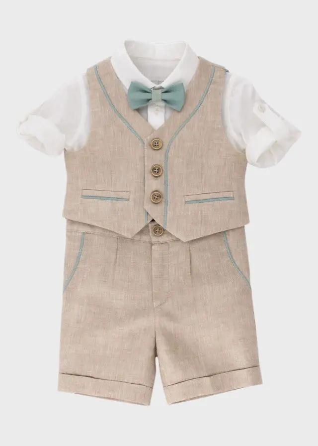Completo Cerimonia Bimbo Beige F3436/779 by BABY A