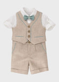 Completo Cerimonia Bimbo Beige F3436/779 by BABY A