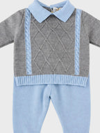 Completo nascita Neonato Grigio 8273 by BIMBALO'