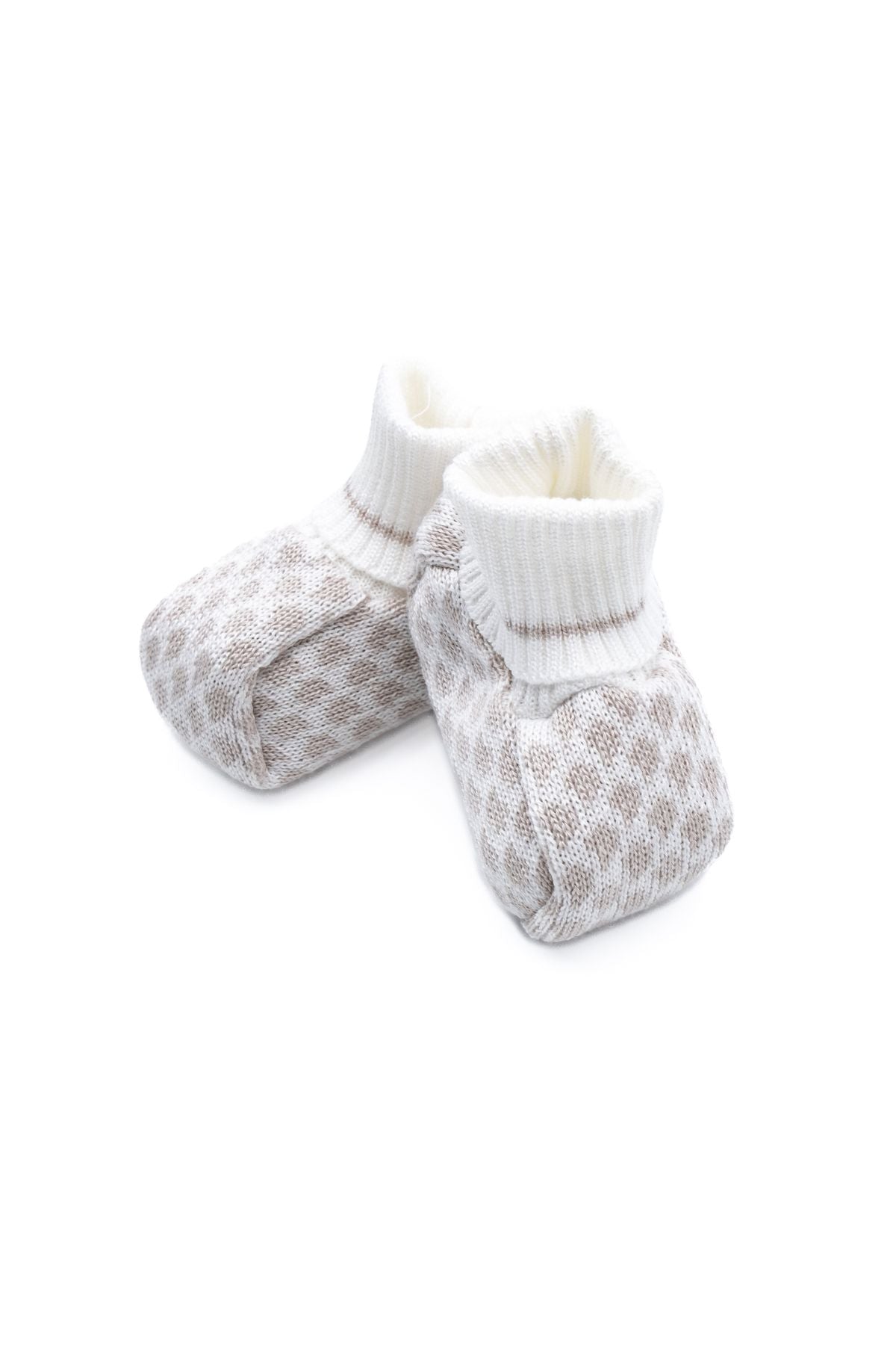 Babbucce Fantasia Neonato BIANCO EF99S -  NANU' BABY
