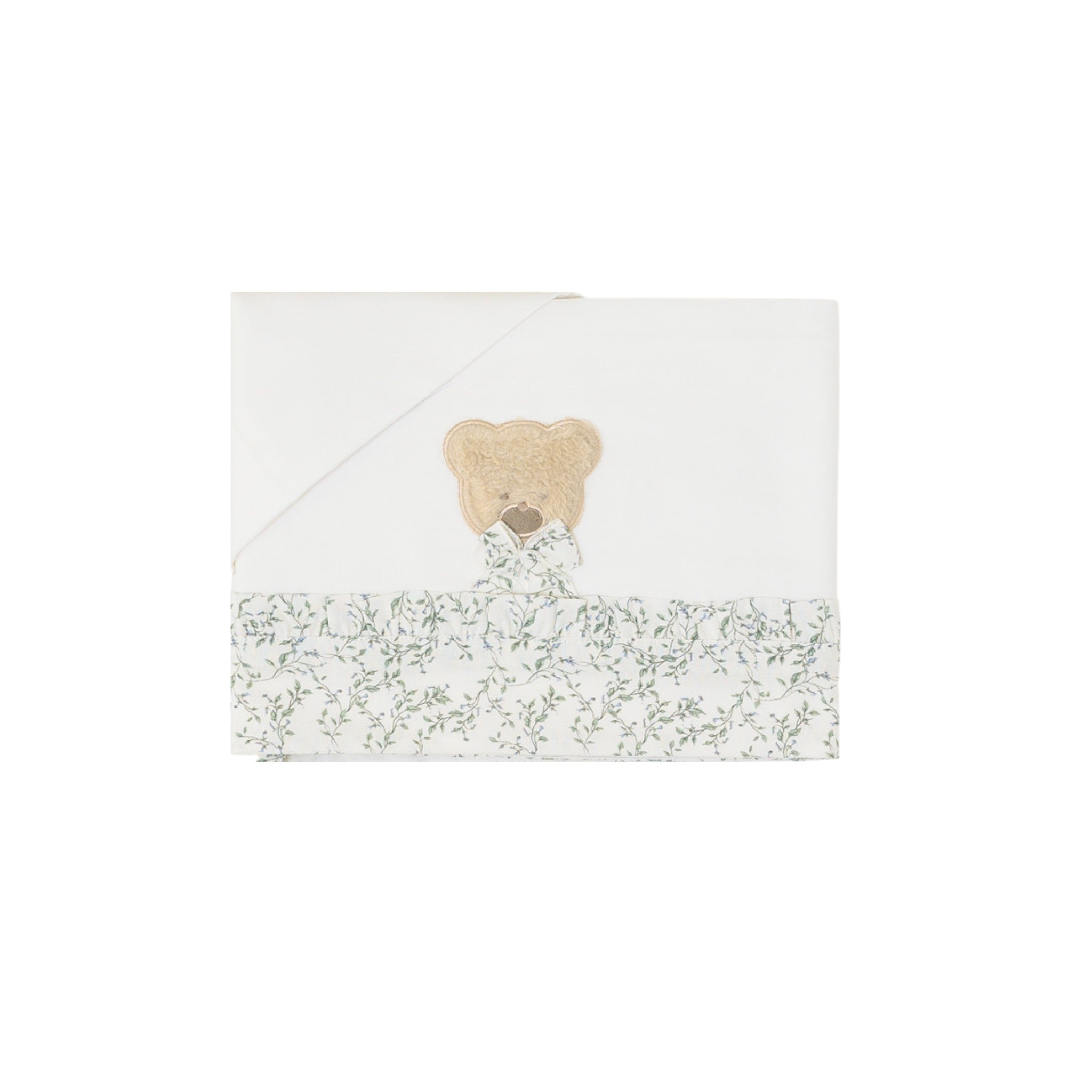 Lenzuolino Neonata Cotone Bianco SARTORIA DEI PICCOLI (cod. LL1102)
