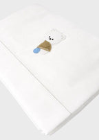 Lenzuolino Neonato Bianco 8045 by BIMBALO'