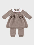 Completo nascita Neonata Beige ROUCHES 403