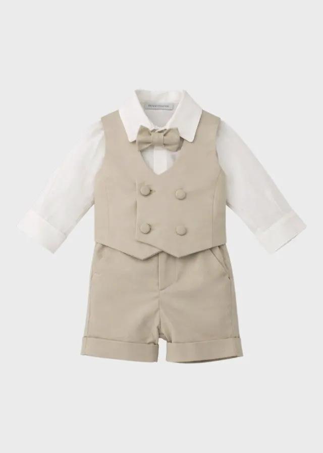 Completo Cerimonia Bimbo Beige ECR0040/03 by EMANUEL PRIS