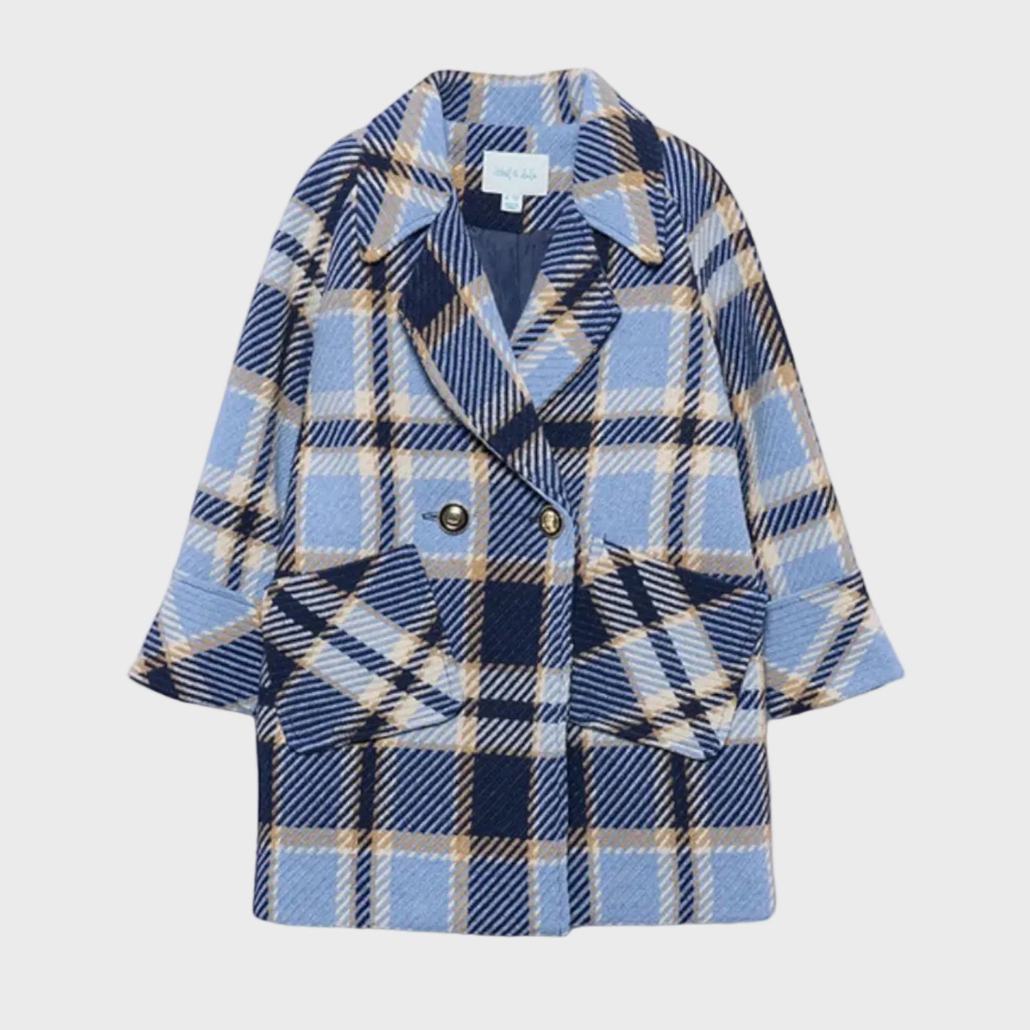 Cappotto Bimba Cielo 5845/4 by ABEL & LULA