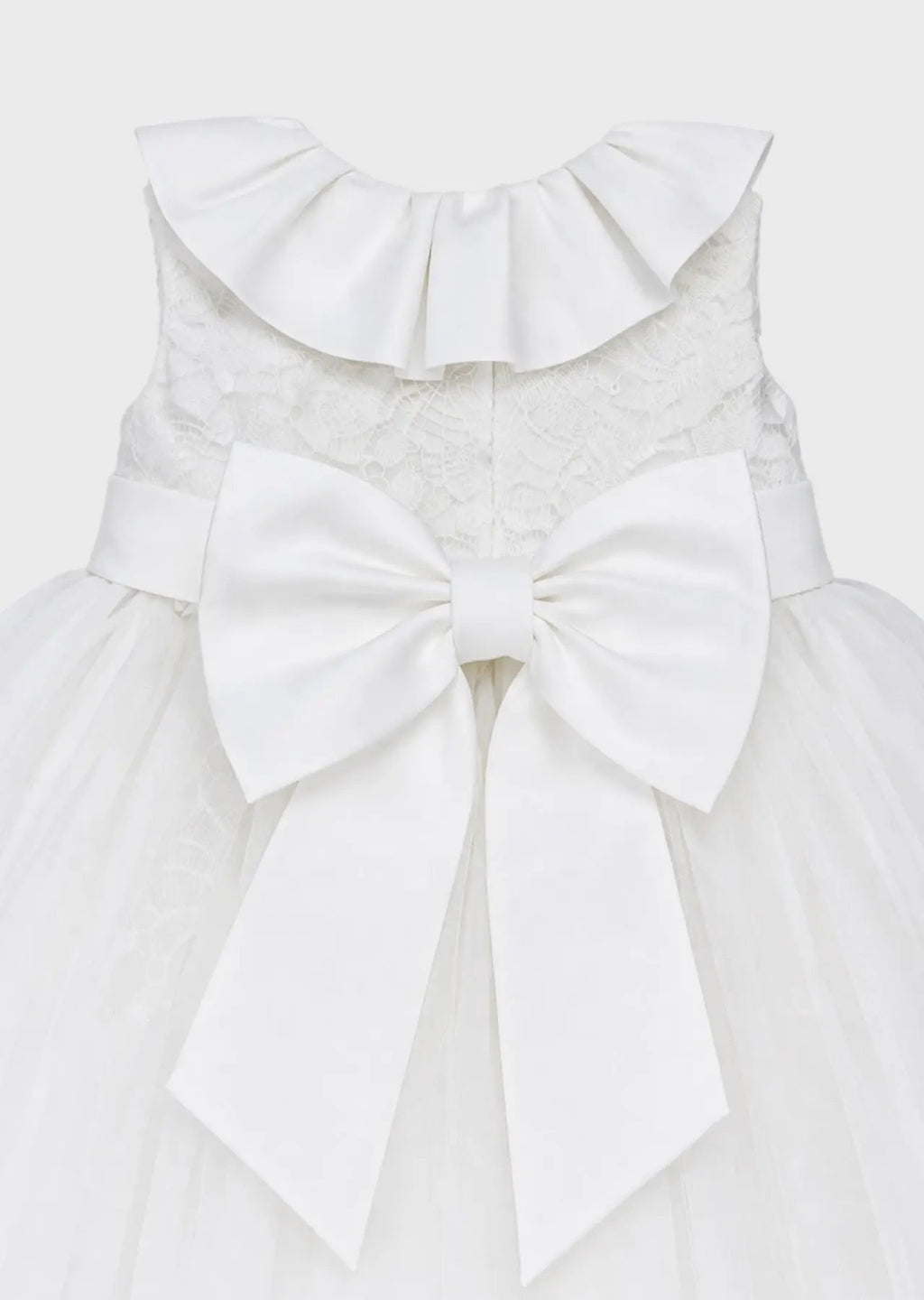 Abito Cerimonia Bimba Bianco FB094 by FLO' SARTORIA ITALIANA