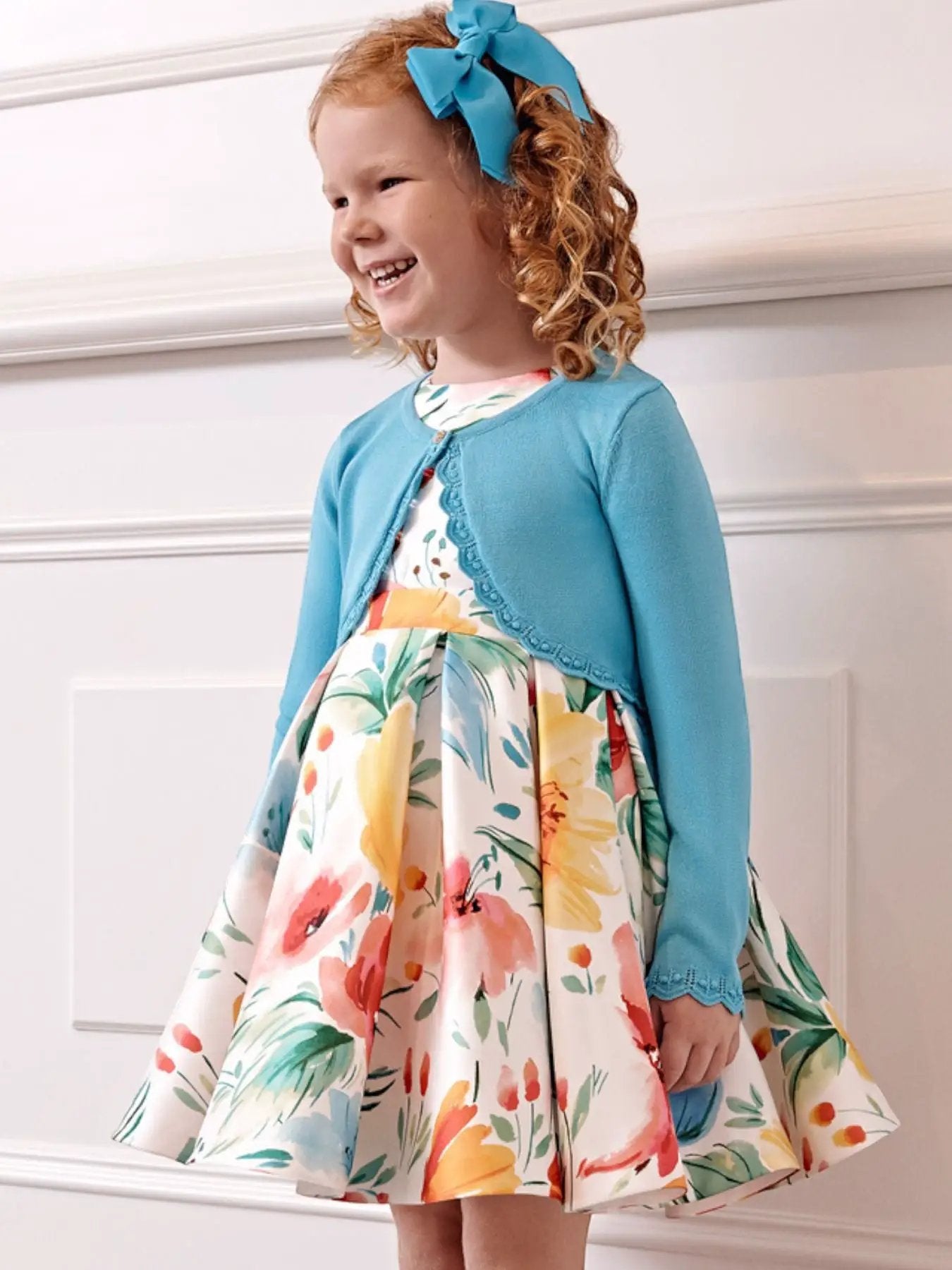 Giacca Bimba Turchese 5366/T by ABEL & LULA