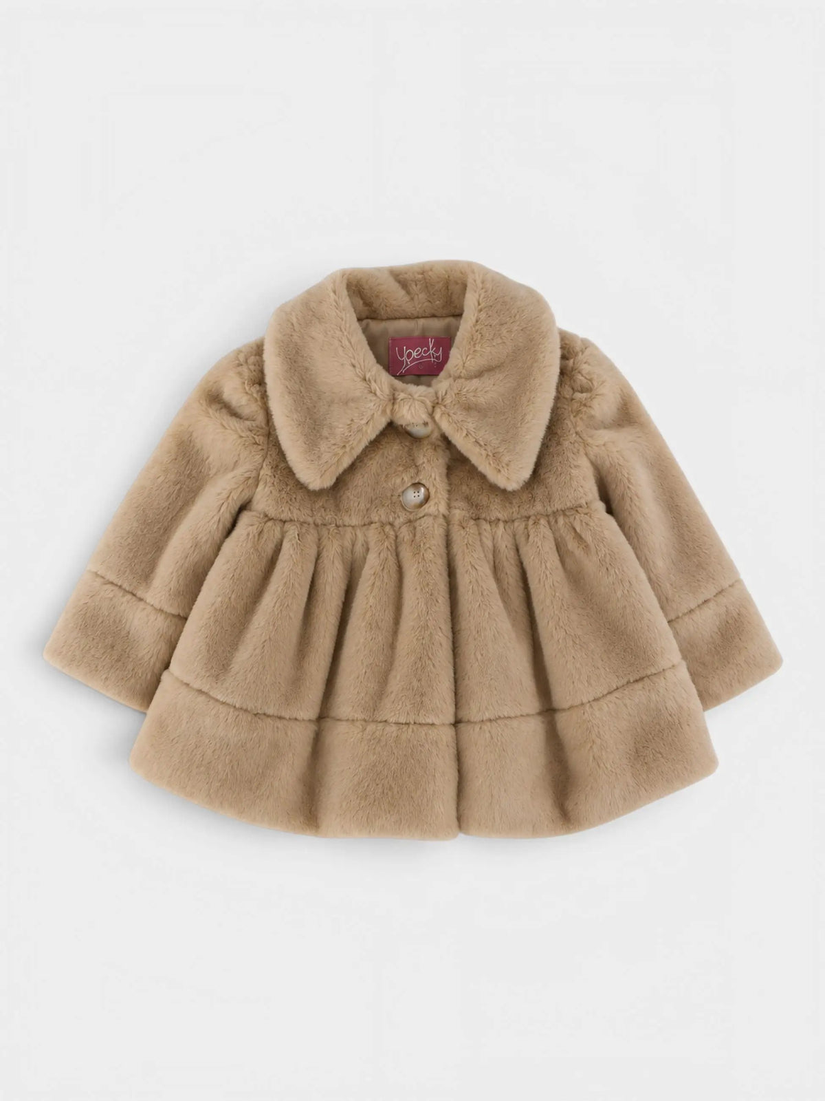 Cappotto Bimba Avorio ABRIGOS INFANTILES 4981/182 by YOEDU