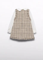 Abito Bimba Beige 5582/4 by ABEL & LULA