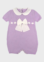 Pagliaccetto Neonata Lilla FIOCCO 355/L by BABY LORD