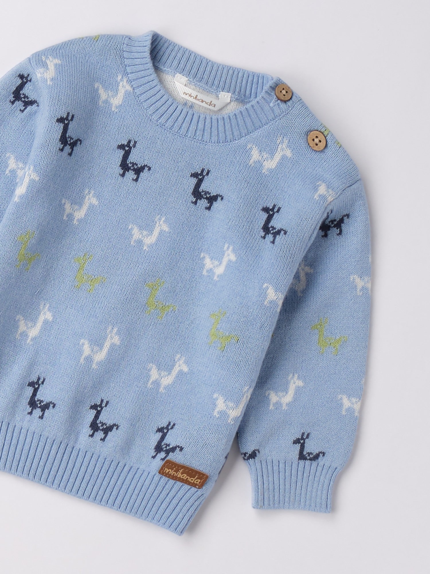Maglia Chiusa Bimbo Blu 3F656/3964 -  NANU' BABY
