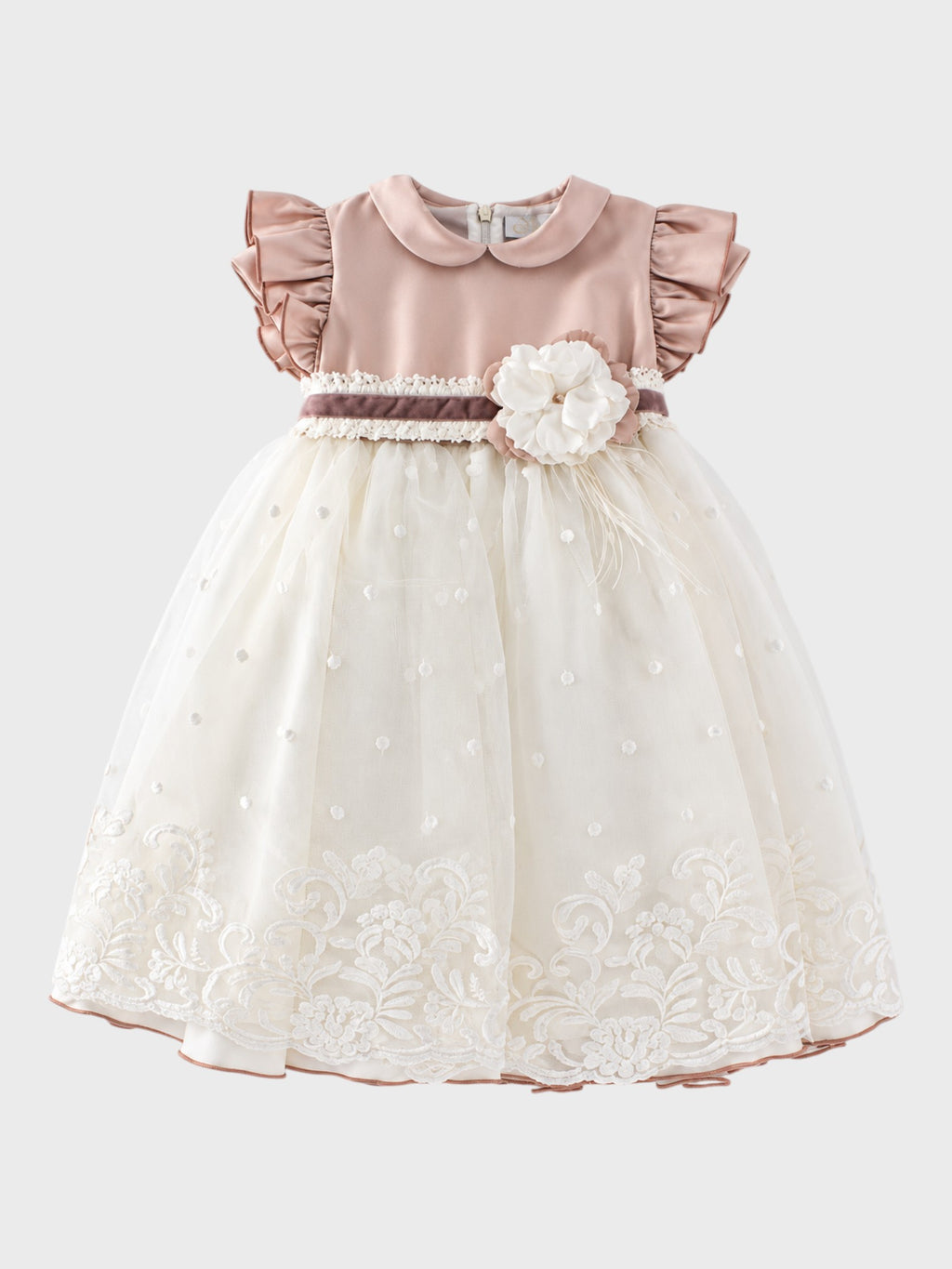 Abito Cerimonia Bimba Rosa IK319MC