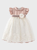 Abito Cerimonia Bimba Rosa IK319MC