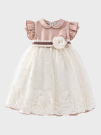 Abito Cerimonia Bimba Rosa IK319MC