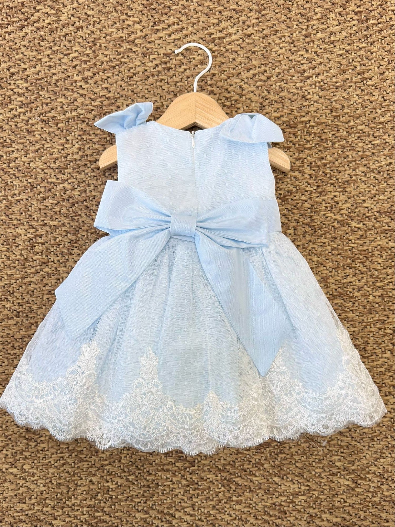Abito Cerimonia dritto Bimba CIELO GG25D03I/C -  NANU' BABY