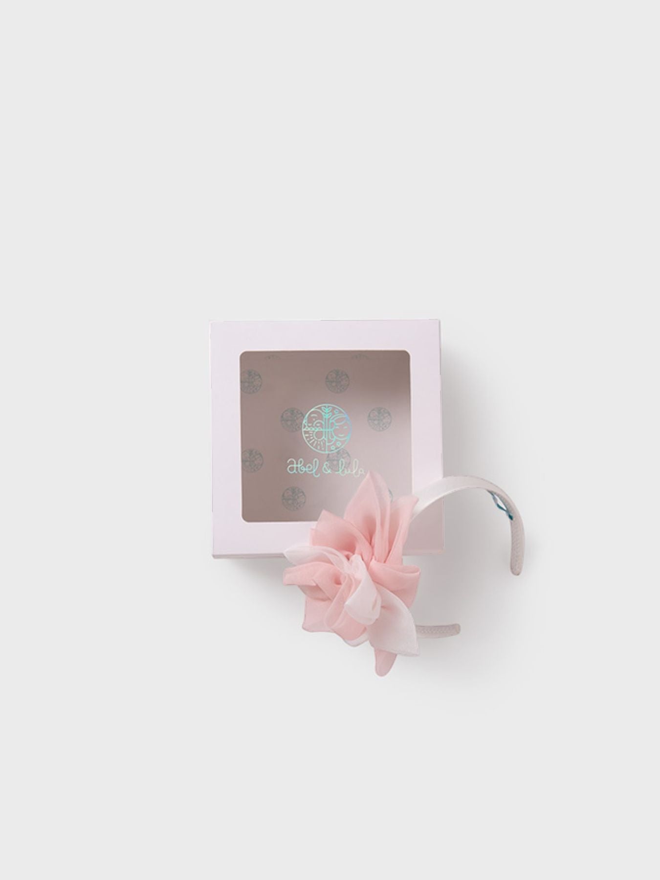 Cerchietto fiore organza  PANNA 5413 -  NANU' BABY