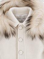 Cream Baby Coat ECP9147I