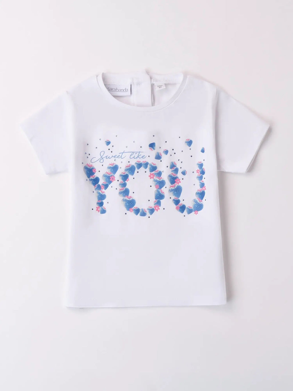 T-shirt Bimba Bianco 0B312/0113 by SARABANDA
