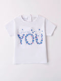 T-shirt Bimba Bianco 0B312/0113 by SARABANDA