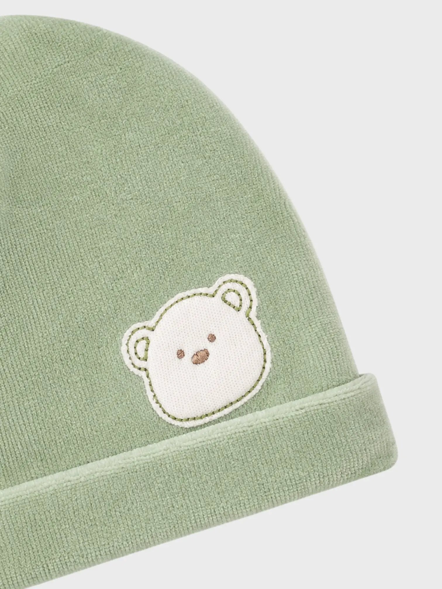Cuffia Neonata Verde C64702/V-A by COCCODE'
