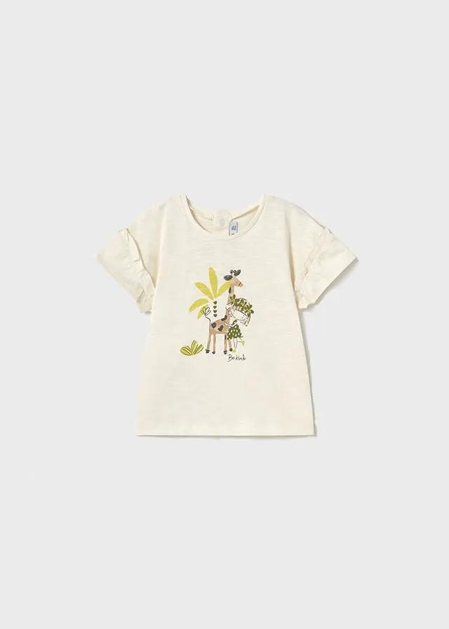 T-shirt Bimba Bianco 1047/63 by MAYORAL