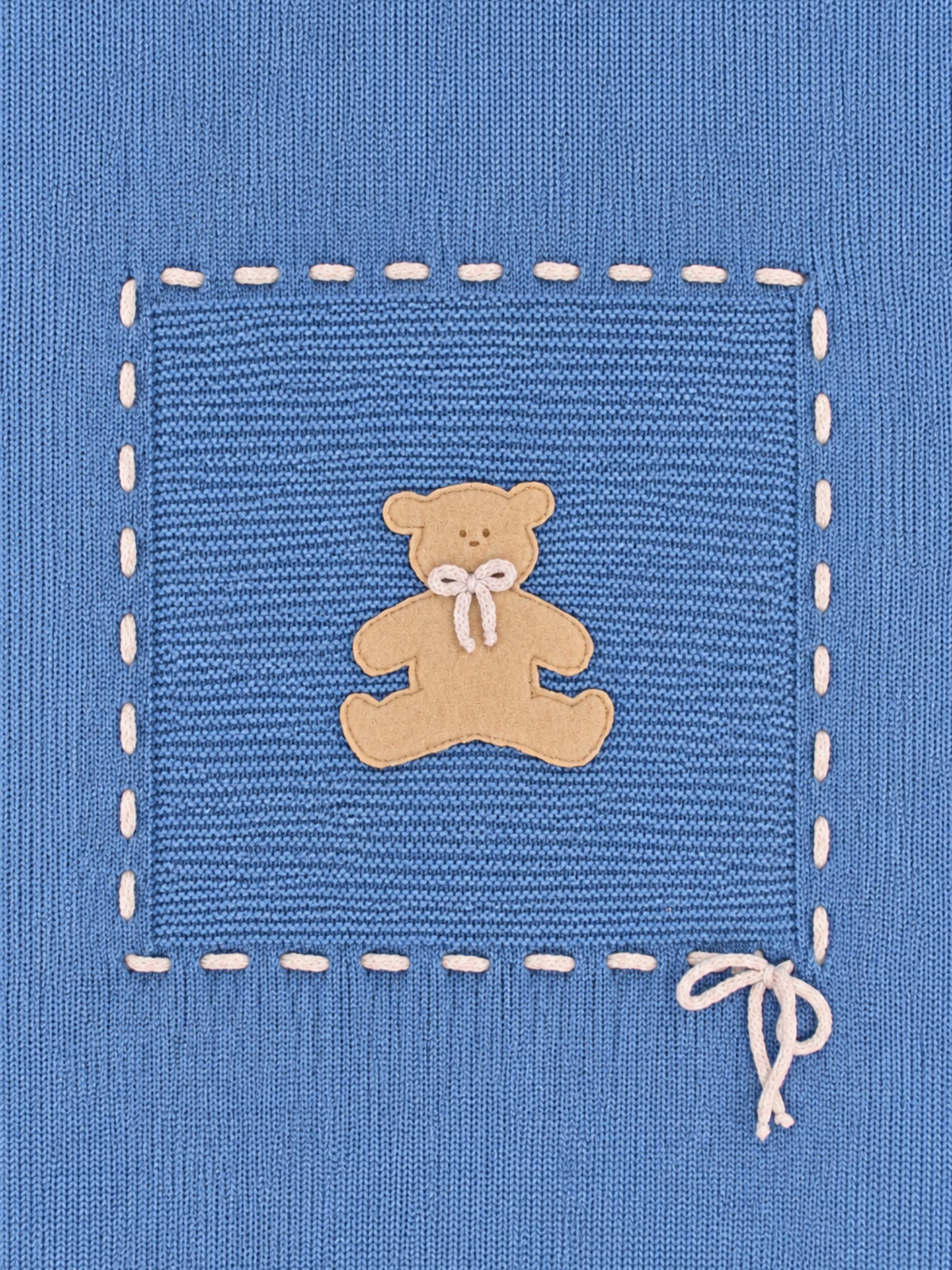 Coperta Neonato Blu ORSETTO 114