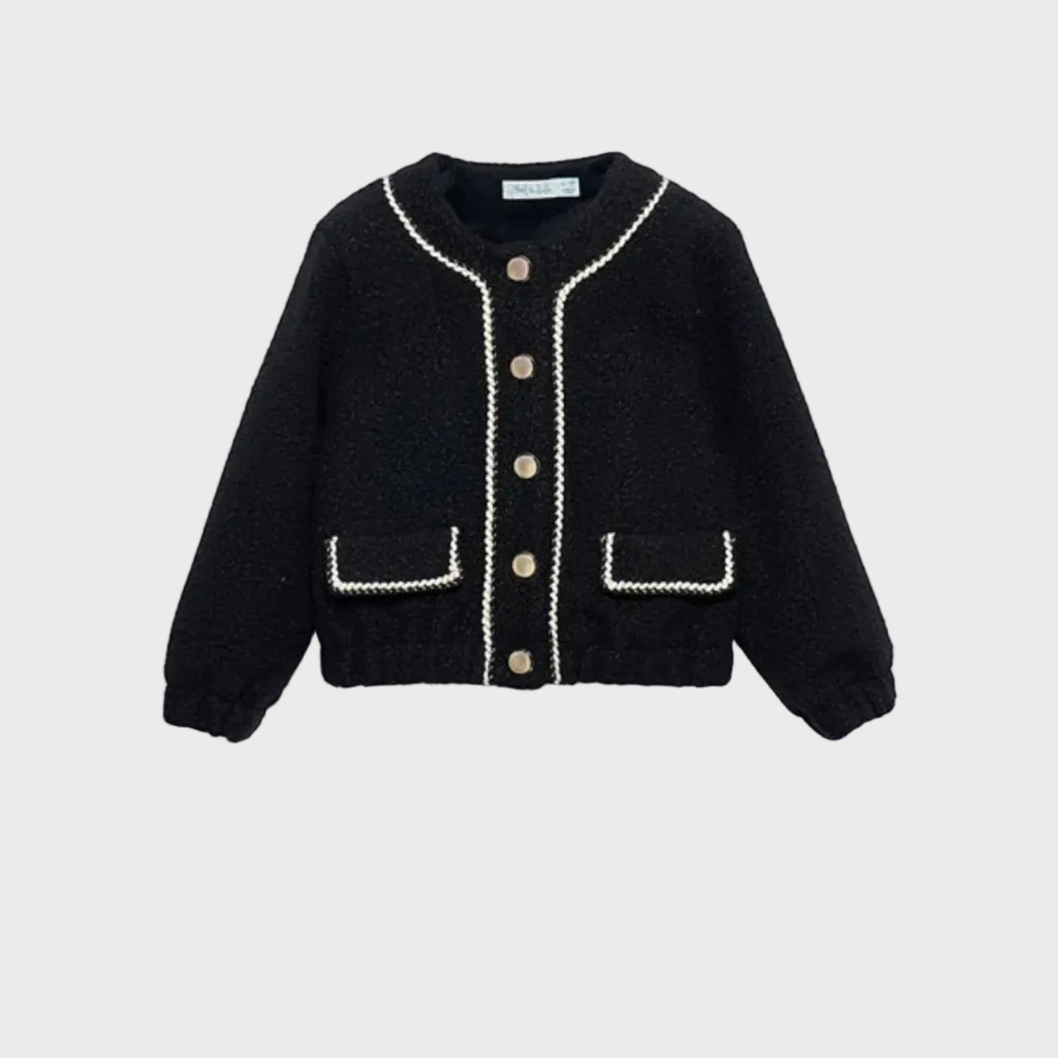 Giacca Bimba Nero 5843/8 by ABEL & LULA