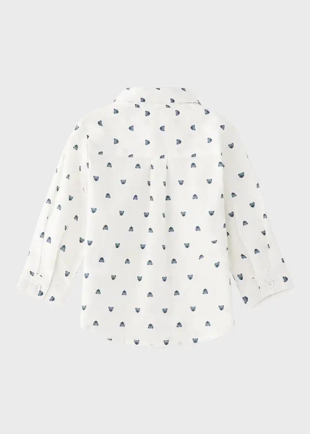 Minibanda Camisa Niño Crudo 98 Por Ciento Algodón 2 Por Ciento Elastano Primavera Verano 3G60000 3G600/00