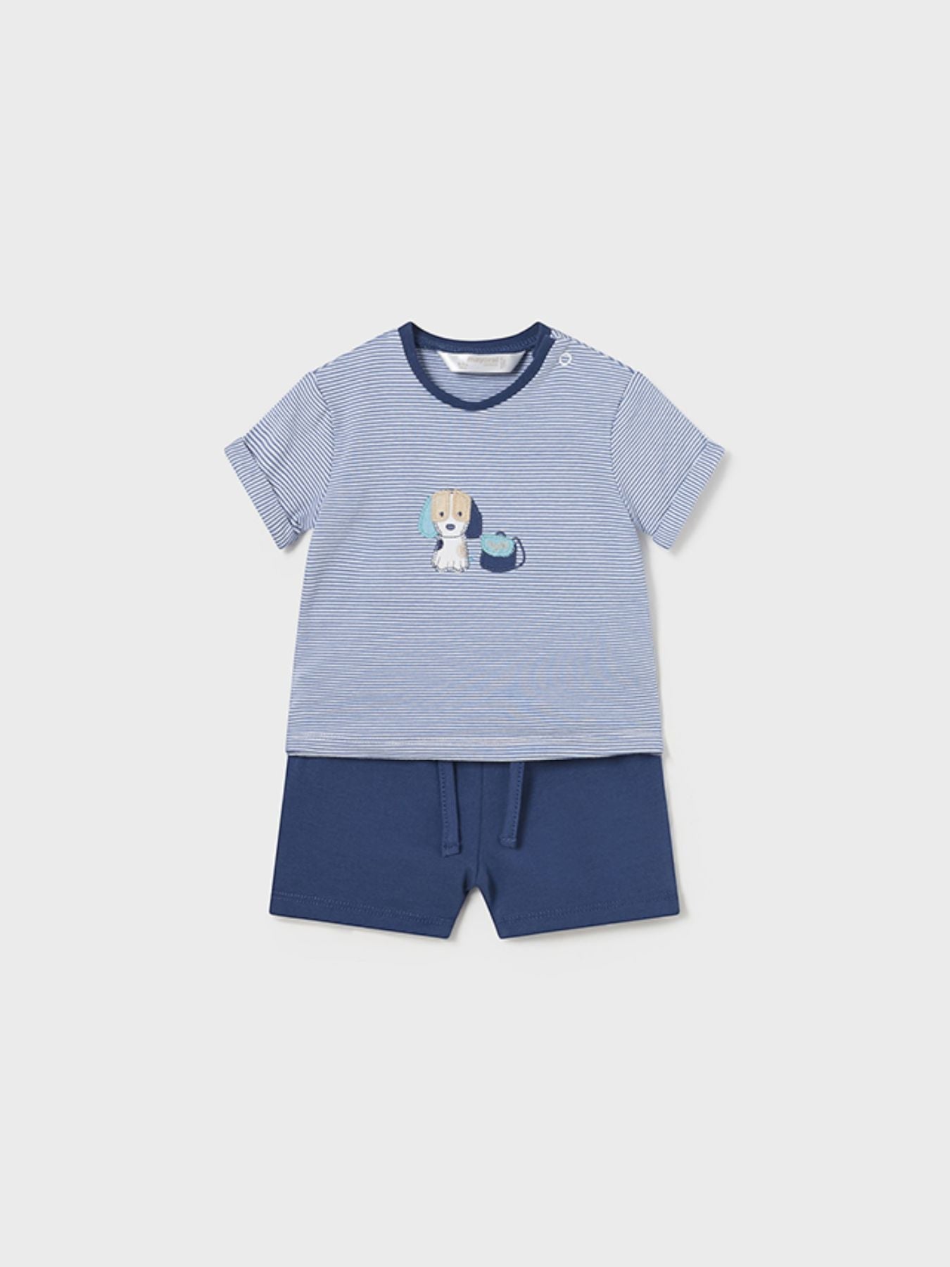 Comp 4 pezzi corto Bimbo BLU 1626 -  NANU' BABY