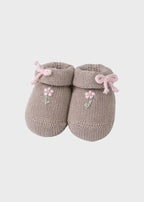 Babbucce Neonata Avorio MARGHERITE 759 by BABY LORD