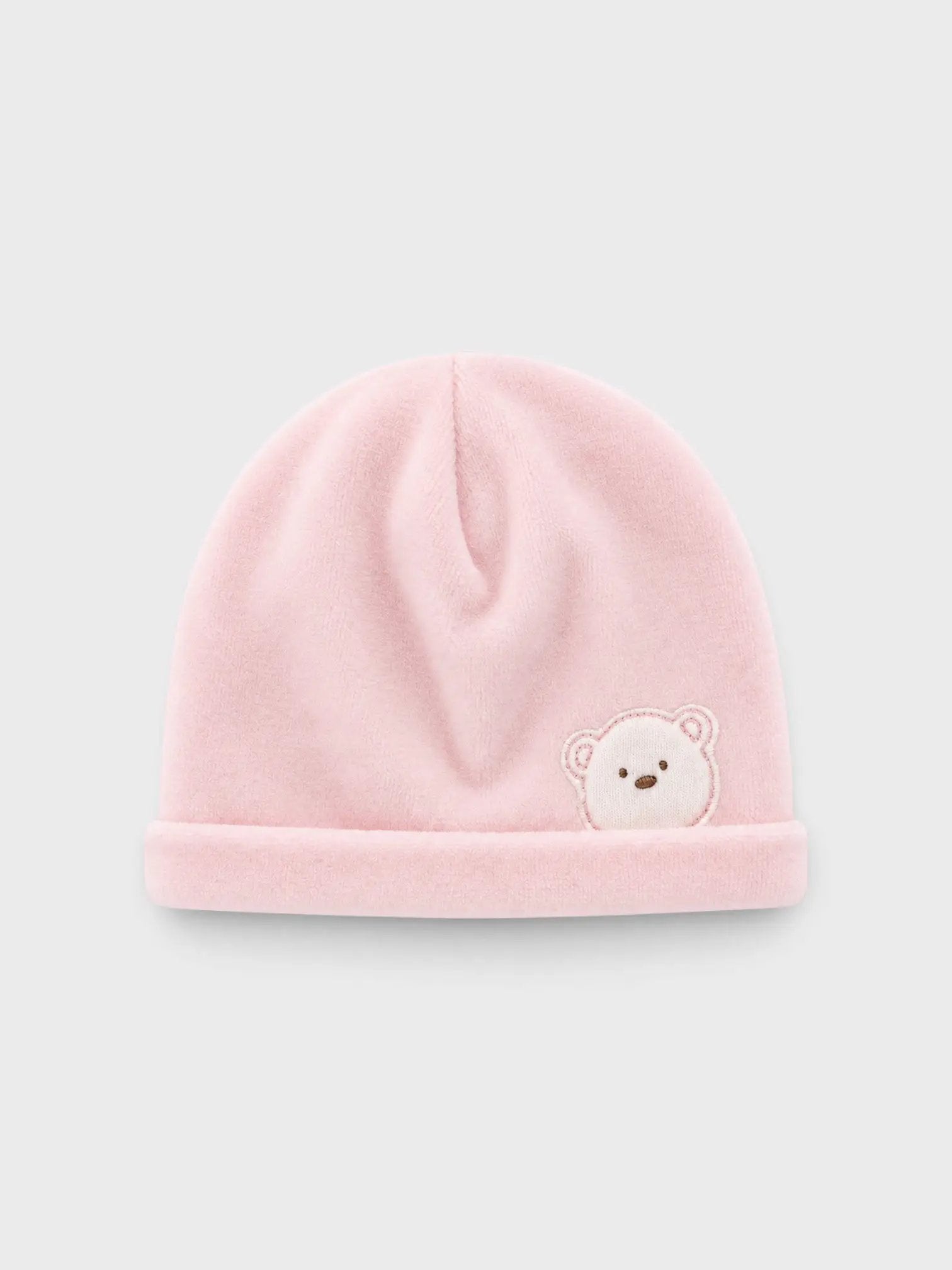 Cuffia Neonata Rosa C64702/R-A by COCCODE'