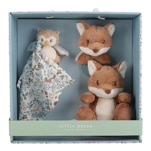 Confezione Regalo Neonato Blu Tessuto LD8915