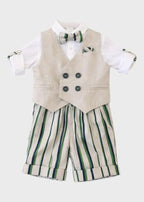 Completo Cerimonia Bimbo Beige M0412A by BUFI