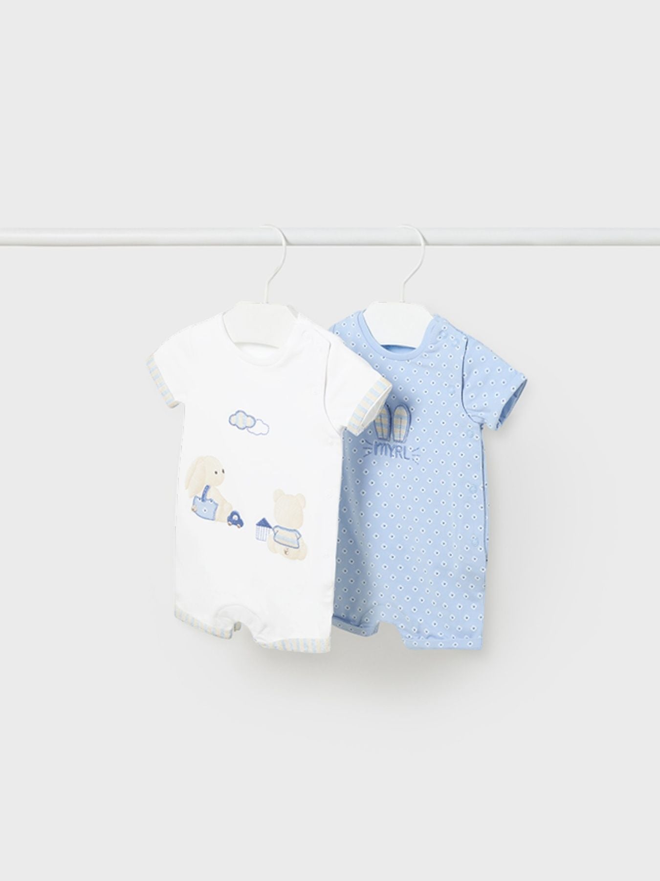 Set 2 pagliaccetti corti Bimbo CIELO 1722/C -  NANU' BABY
