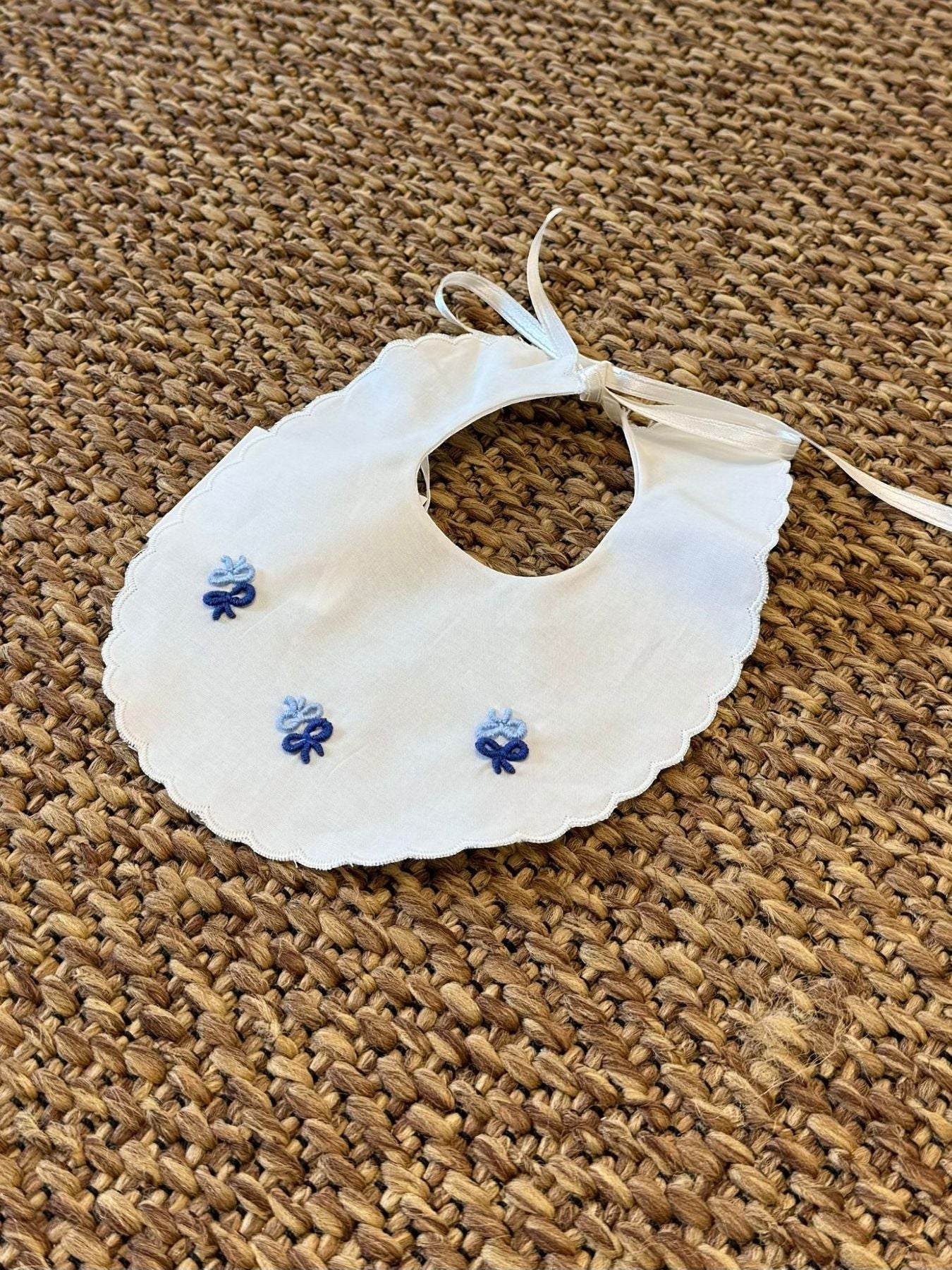 Bavetta Neonato AZZURRO SABRINA/BV-A -  NANU' BABY