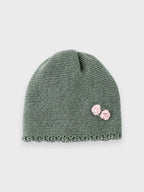 Cuffia Neonata Verde FIORI DI LOTO 604/6231 by BABY LORD