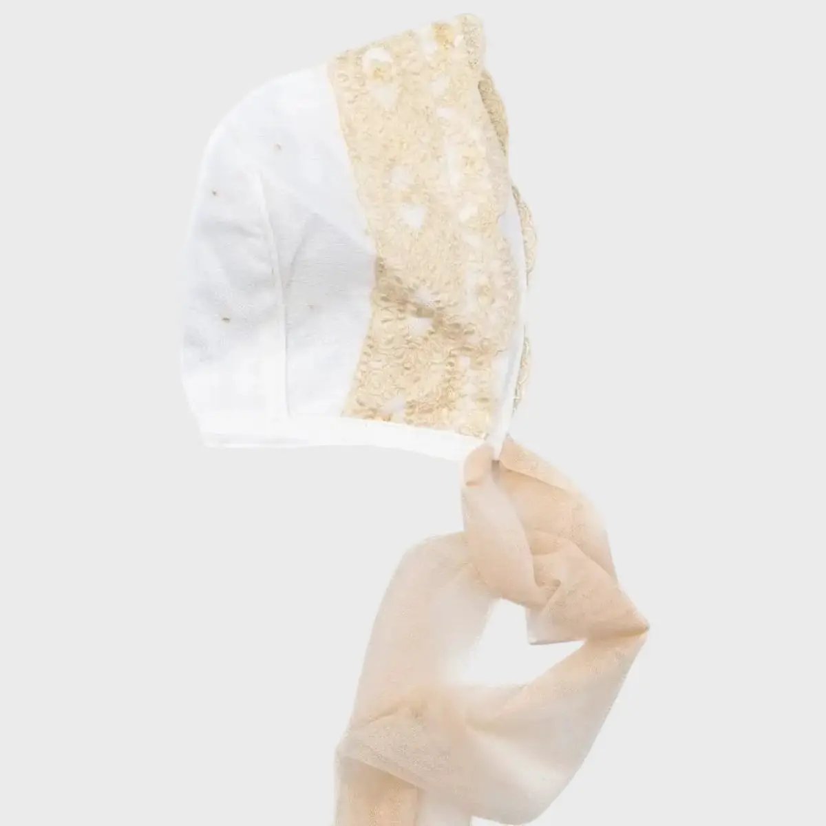 Cuffia Neonata Bianco 009-20167 by MARTIN ARANDA