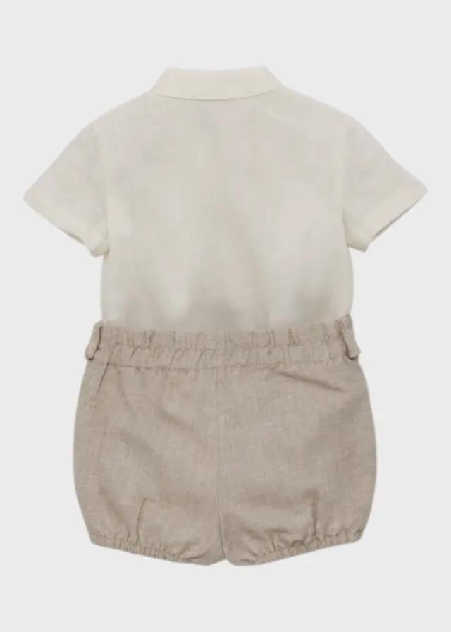 Completo Cerimonia Bimbo Beige 39826 by LILUS